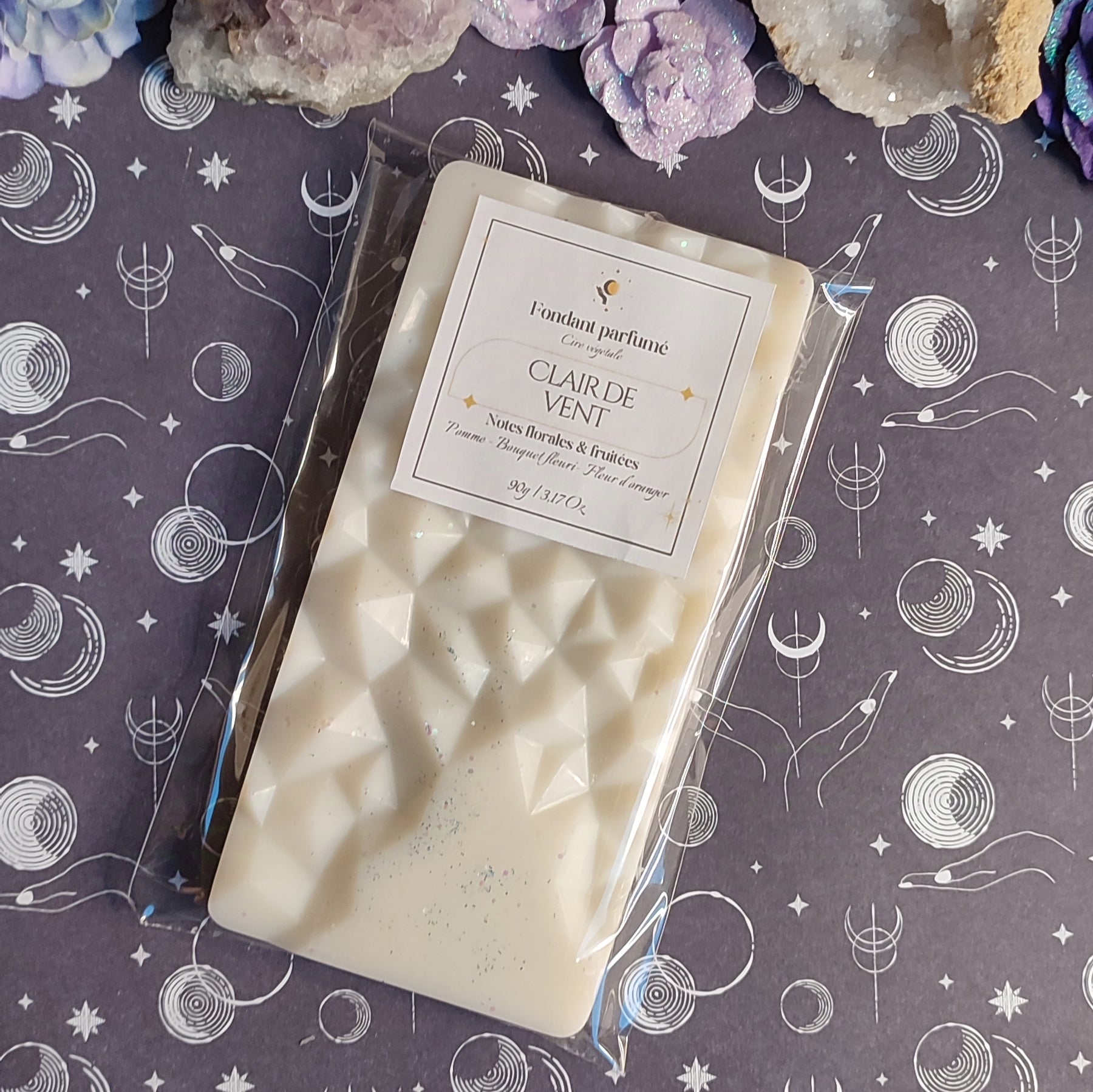 Fondant parfumé en tablette "Clair de vent" - Mystique Opale